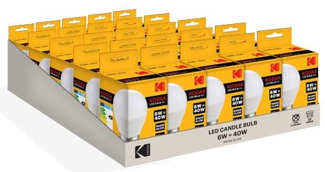 Expositor Bombillas LED Kodak G45